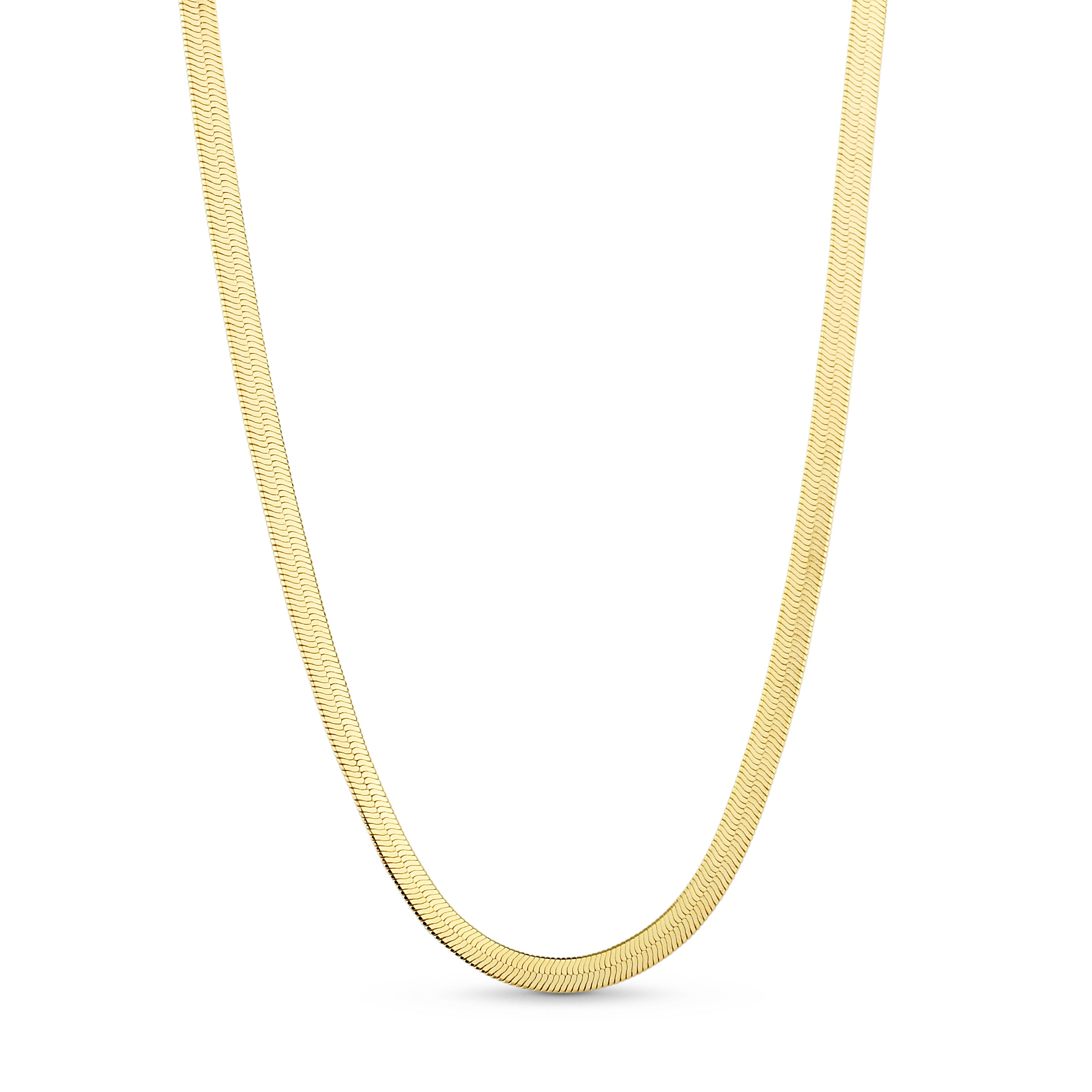 Corrente Malha Snake Banhado em Ouro 18K